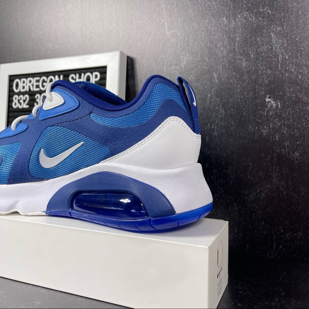 NIKE AIR MAX 200 PACIFIC BLUE MENS SHOES SIZE 11 TRACK AND FIELD WHITE NEW - Picture 10 of 10